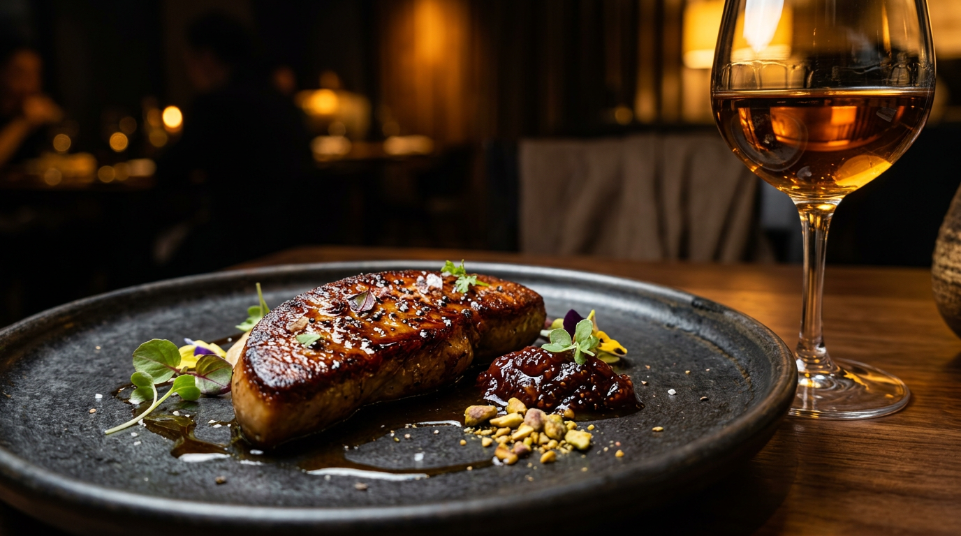 八年古酒與法式鵝肝：東西方的極致碰撞